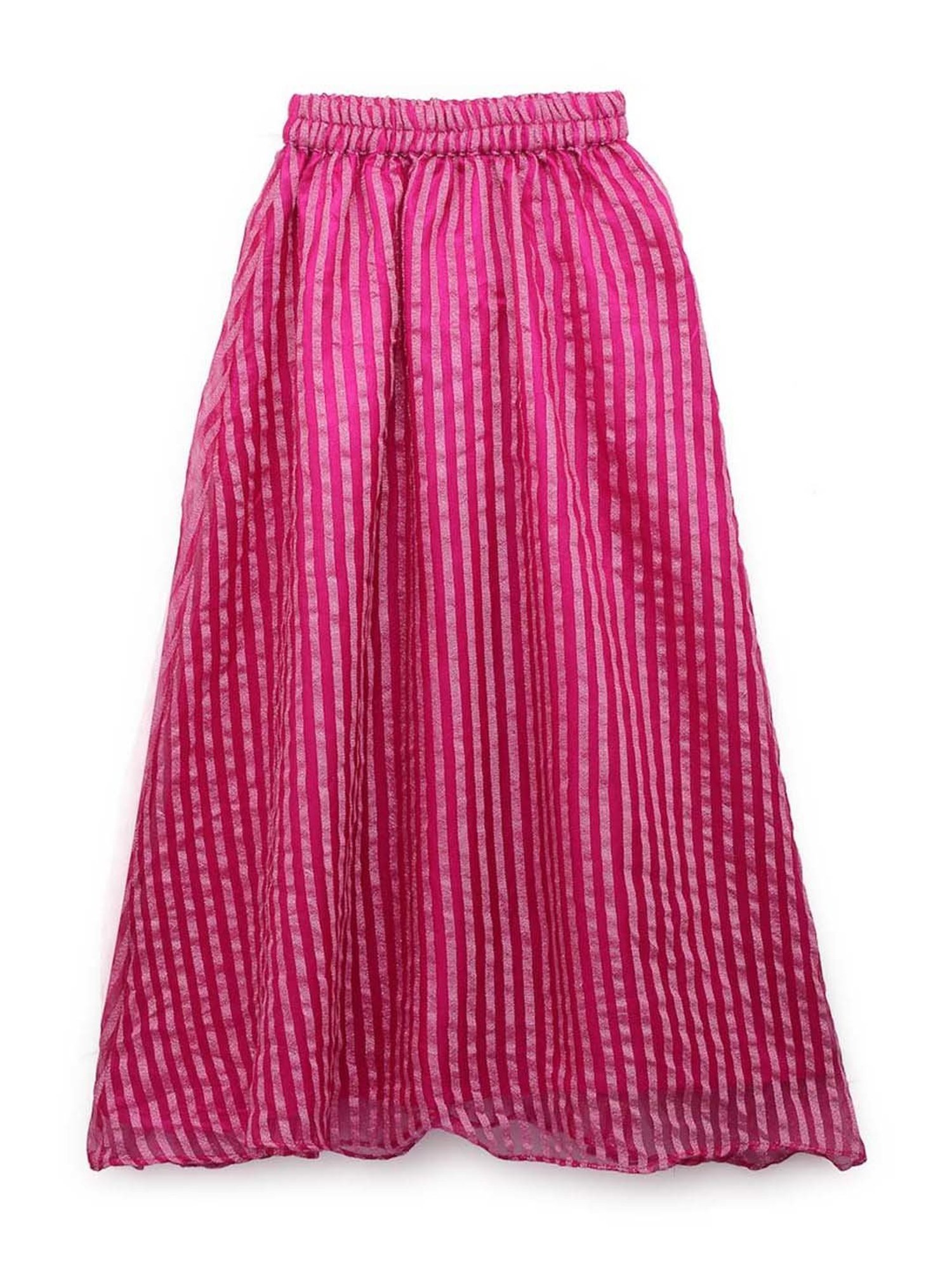 studiorasa Kids Pink Striped Skirt