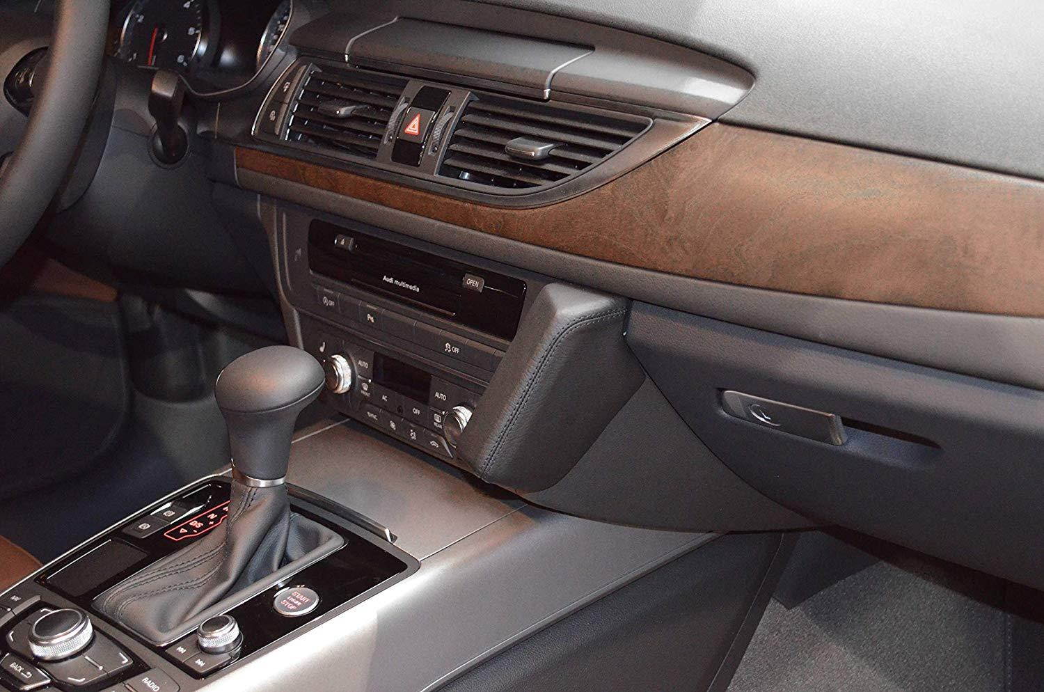 Kuda 093575 Leather Mount Black Compatible with Audi A6/S6/RS6 (Since 2012), A7/S7/RS7 (Since 2012)