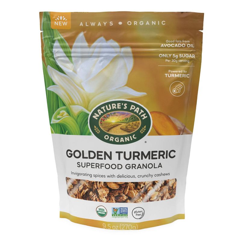 Nature's Path Golden Turmeric Superfood Granola - 9.5oz