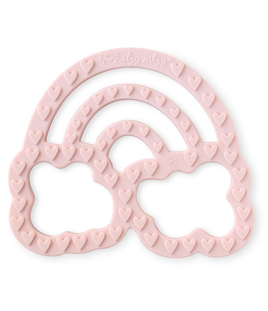 Itzy Ritzy Chew Crew Silicone Baby Teether - Rainbow