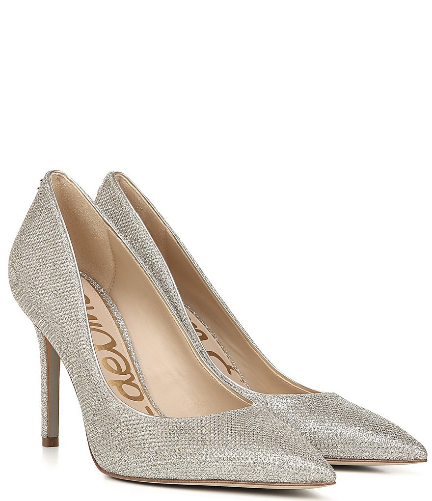 Pelle Moda Berlin Glitter Ankle Strap Pumps