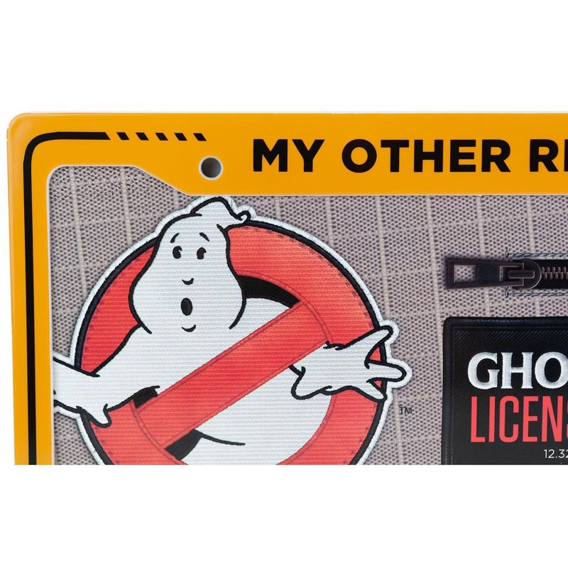 Just Funky Ghostbusters ECTO-1 License Plate Frame For Cars | Ghostbusters Collectible