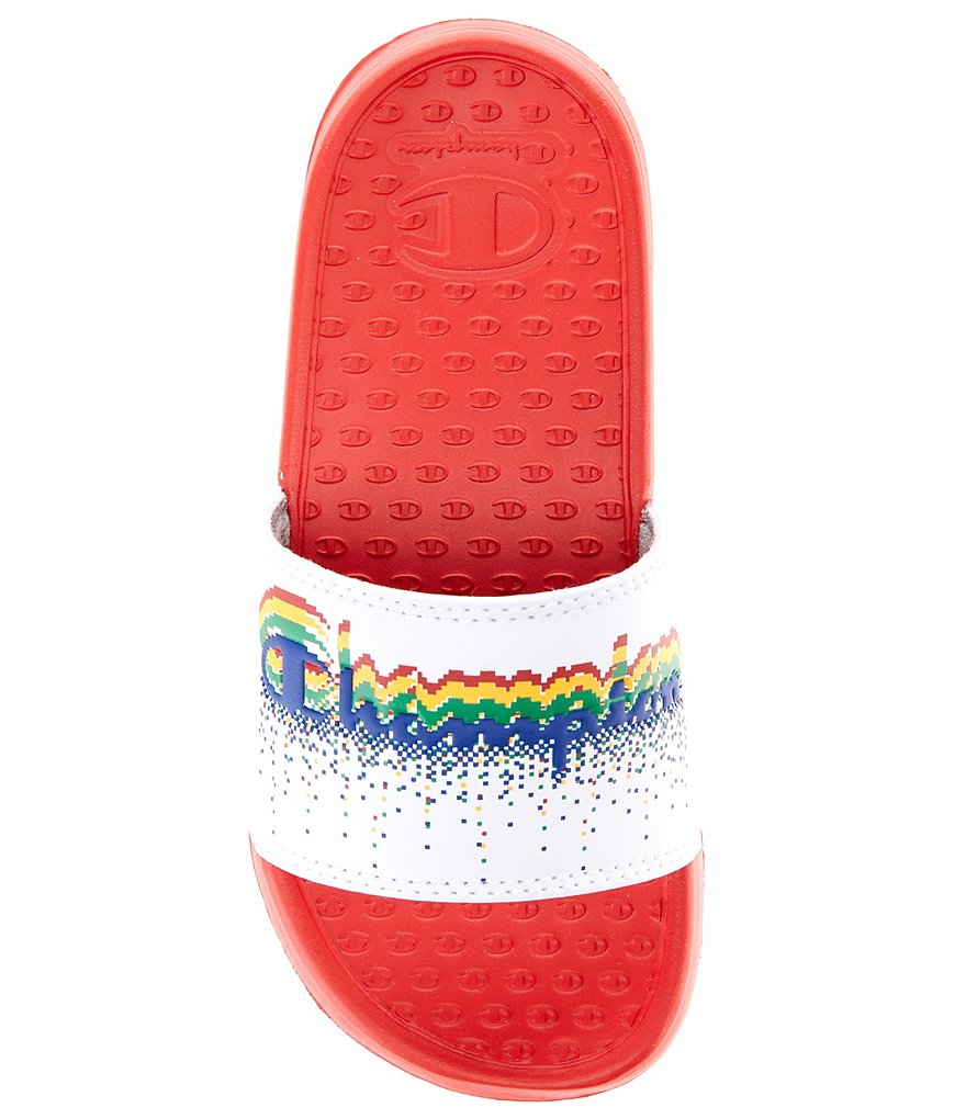 Champion Girl's Super Slide Flurry Logo Detail Sandals (Toddler)