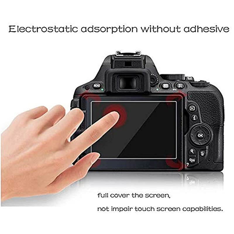 Tempered Glass LCD Screen Protector Compatible for Sony Alpha A6600 A6100 A6400 A6000 A6300 A5000 Nex7 NEX6 NEX5 NEX6 NEX6L NEX3N 3 Pack It Cant Work for a6500a5100