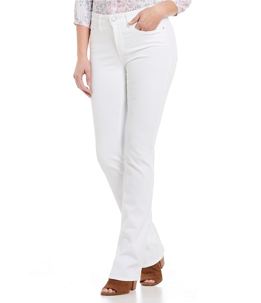 NYDJ Petite Size Marilyn High Rise Straight Leg Jeans