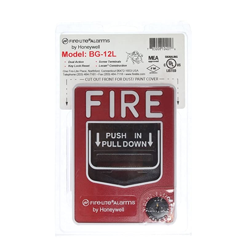 BG12L Dual Action Pull Station wKey Lock