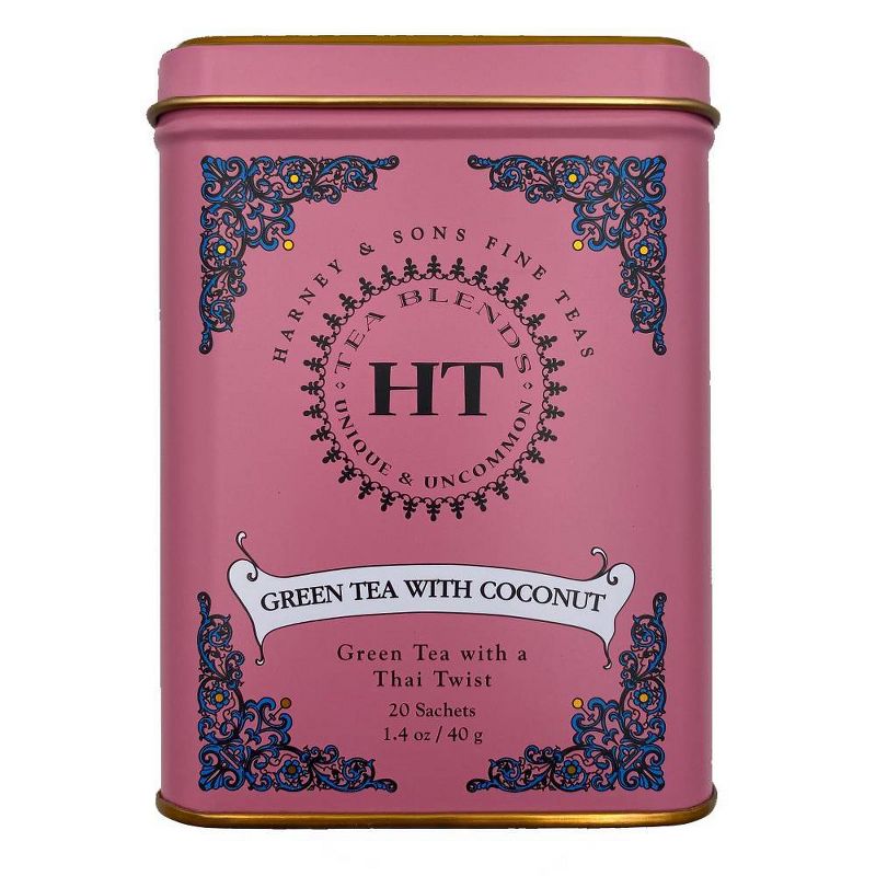 Harney & Sons Green Tea with Coconut - 20ct
