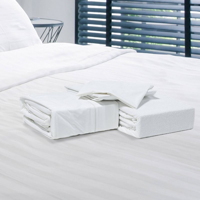 Bed Pillow Protector (Euro) White - Allerease