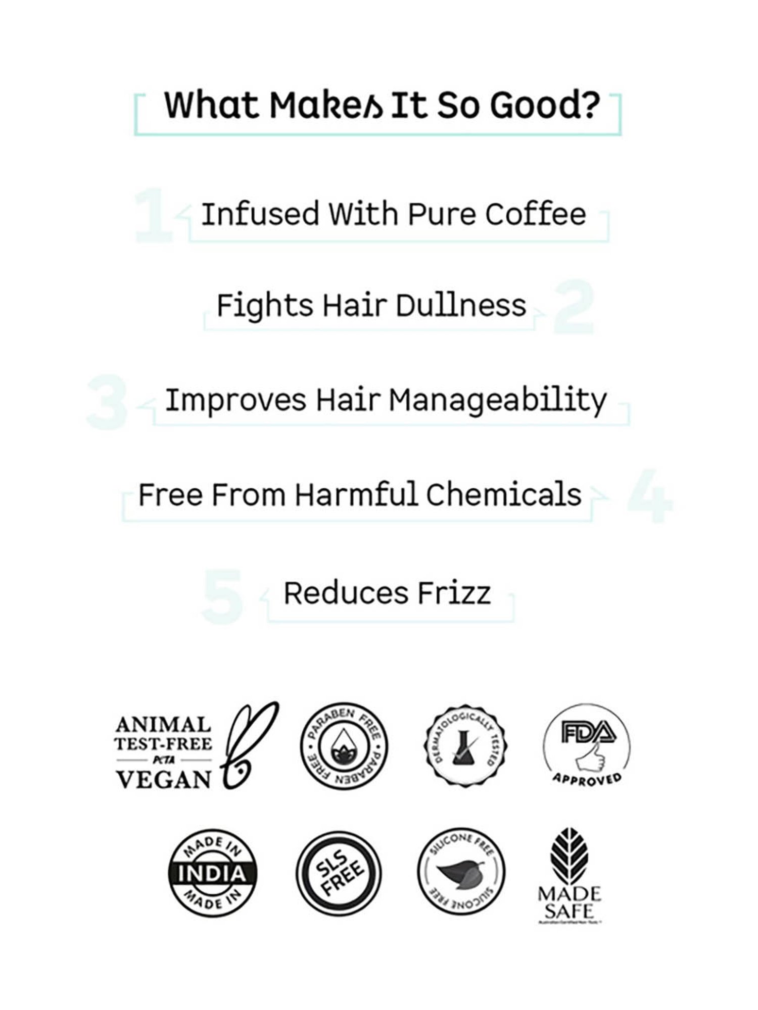 mCaffeine Naked & Raw Coffee Hair Serum - 50 ml