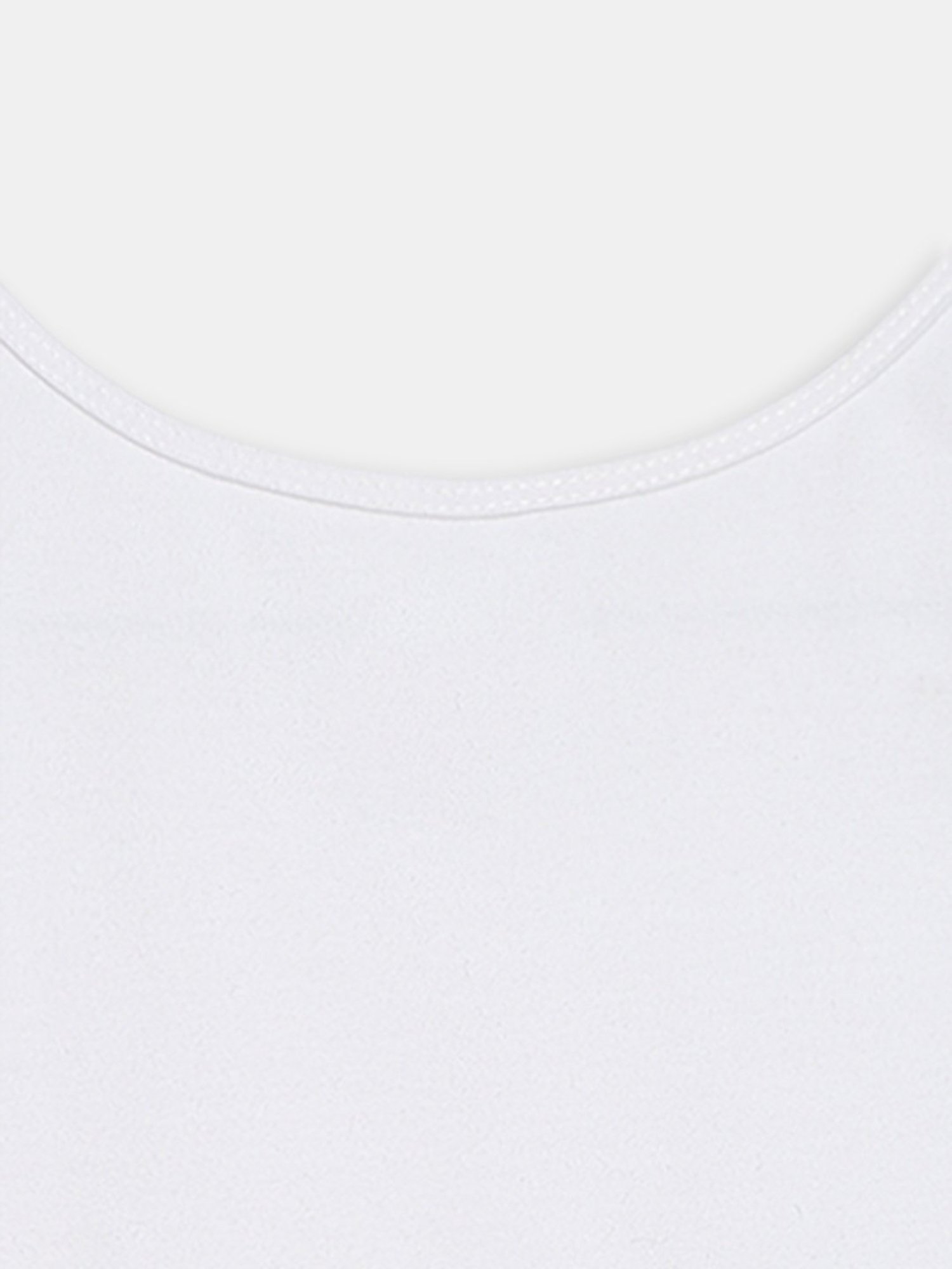 Sillysally Kids White Regular Fit Vest