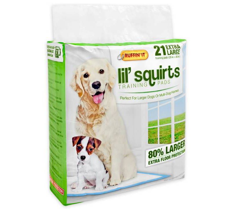 Ruffin' It Lil Squirts Dog Pads - XL - 21ct
