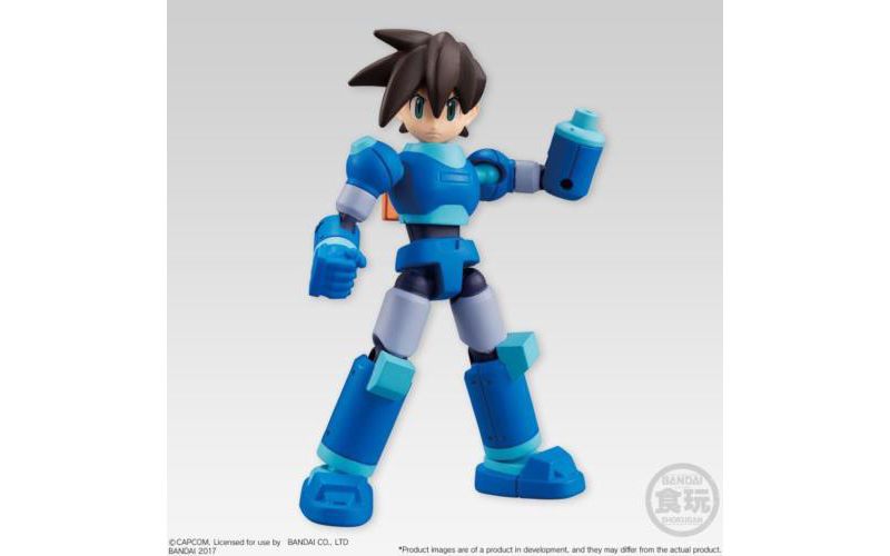Bandai Shokugan Mega Man Action 66 Rock Man Volnutt with SERVBOT Action Figure