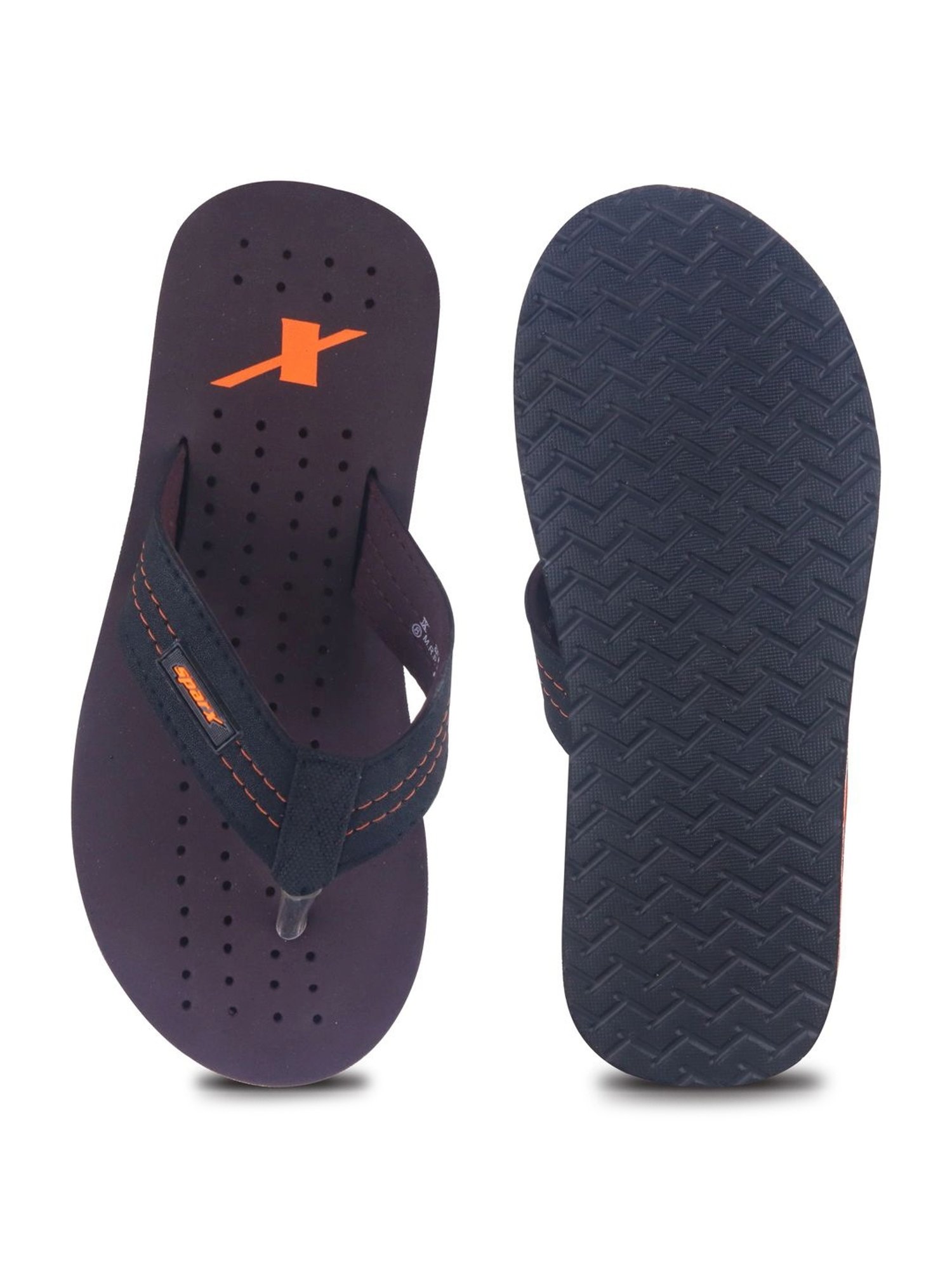 Sparx Men's Purple Flip Flops
