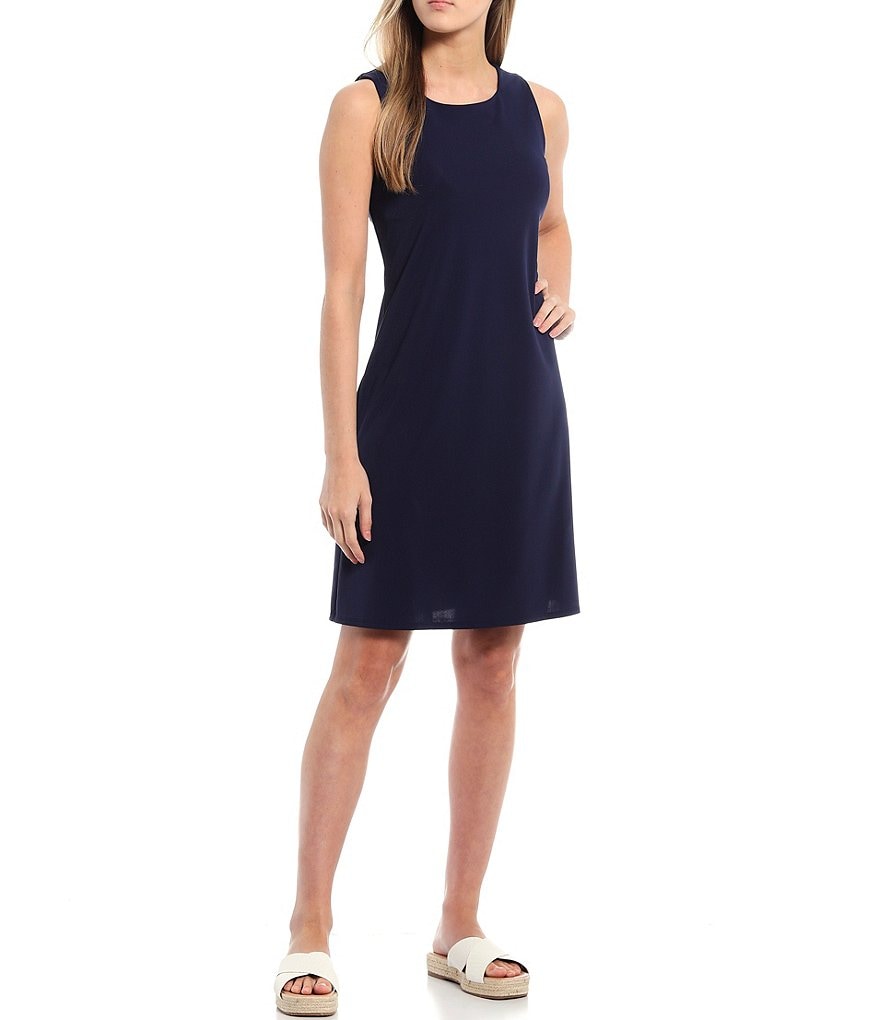 Jude Connally Beth Sleeveless Jewel Neck A-Line Dress