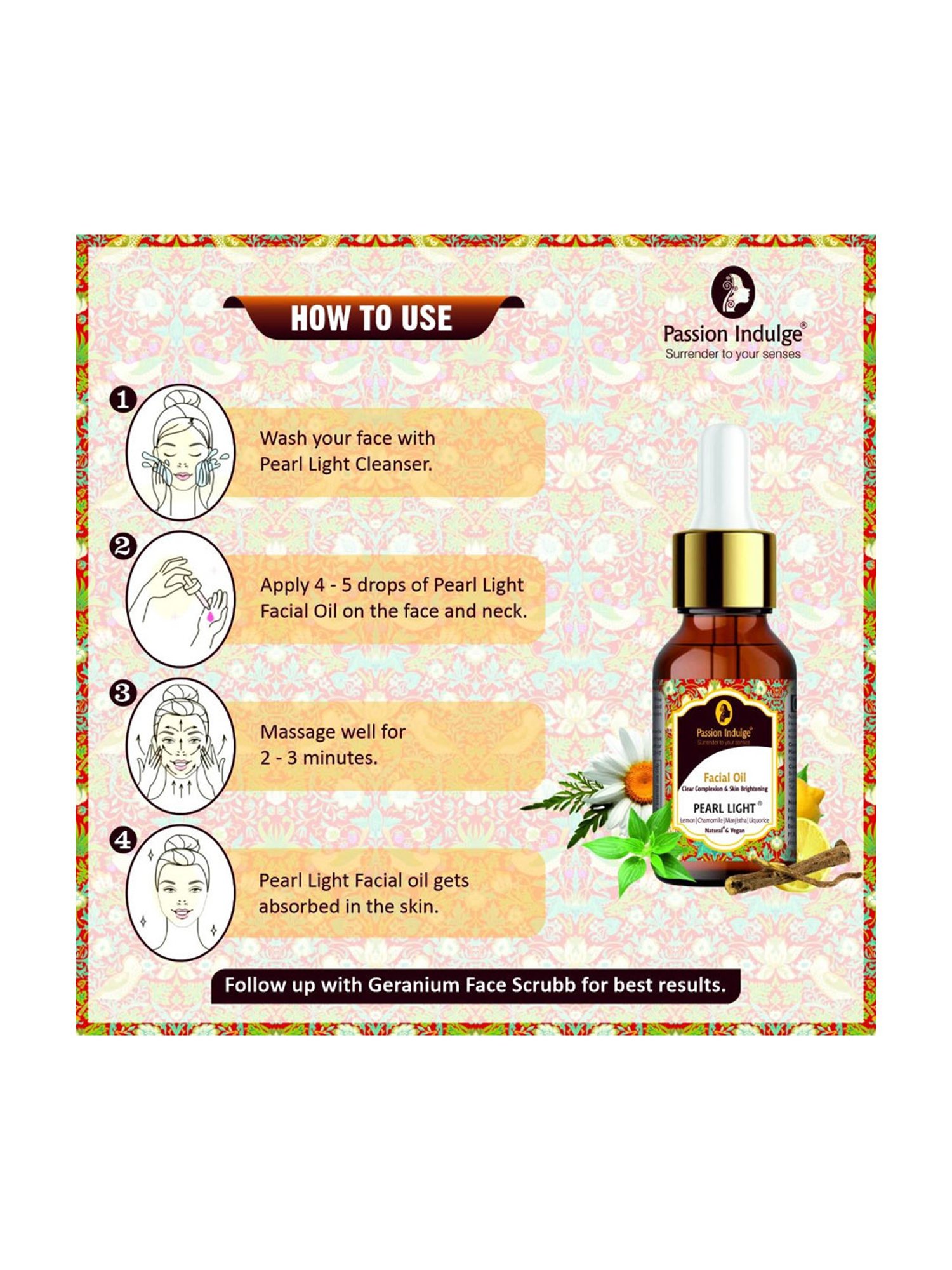 Passion Indulge Pearl Light Facial Oil - 15 ml