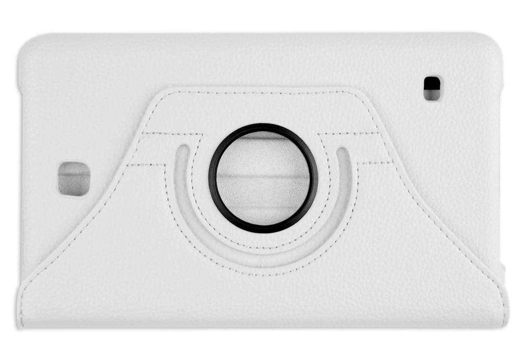 Hellfire Trading PU Leather Case 360 Rotating for Samsung Galaxy Tab 4 T330 8" - Hot Pink