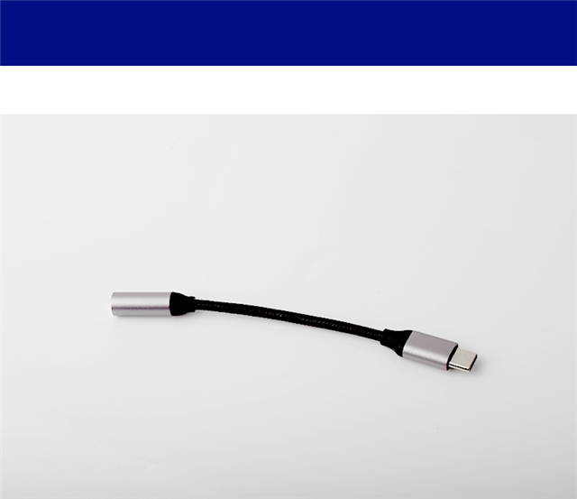 Braided cable adapter type-c to 3.5 audio adapter