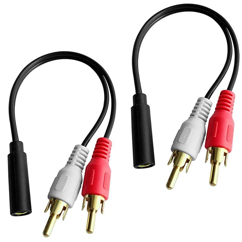 2Male to 2Male RCA Audio Cable 15Feet 10Pack