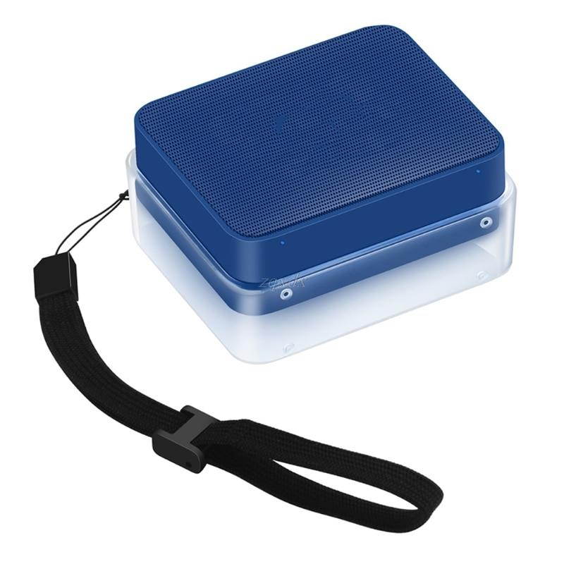 TPU Protective Skin Case Cover for JBL GO 2 Wireless Bluetooth Speaker Transparent Skin Case Sleeve Cover with Hand Strap Oct30