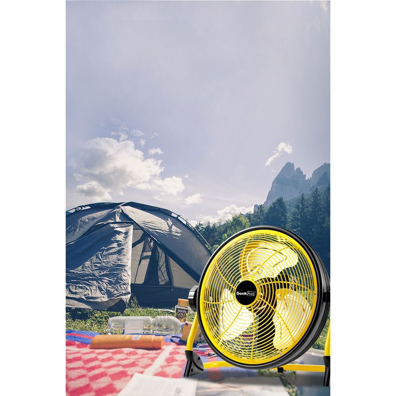 Geek Aire CF2 Outdoor Floor Fan 16 Inch Cordless Variable Speed Rechargeable