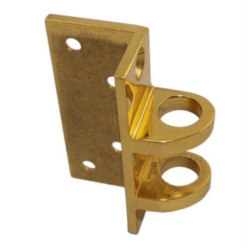 Progressive, 1776AS/3, Polished Brass (US3), Like Segal, Angle Strike Only Replacement For Any Solid Jimmy Proof Lock