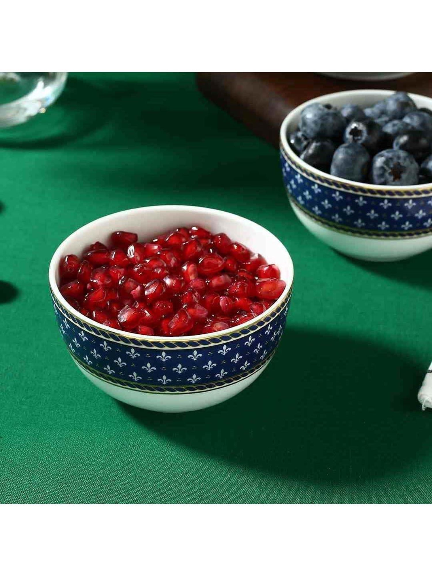 BlackCarrot Black & White Ceramic Dip Bowls Set of 2