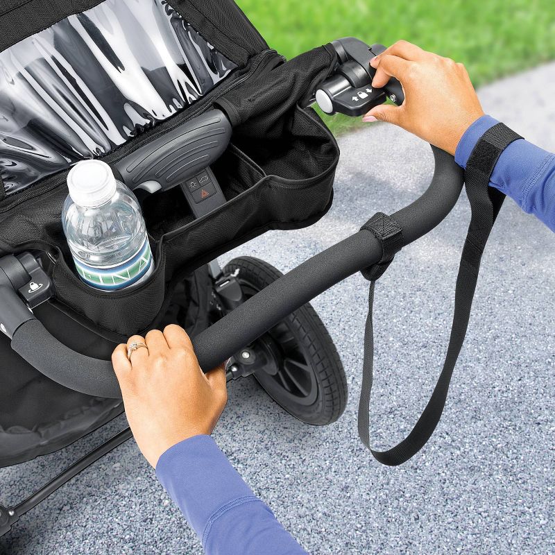 Cybex Balios S Lux Travel System with Aton 2 Infant Car Seat - Deep Black