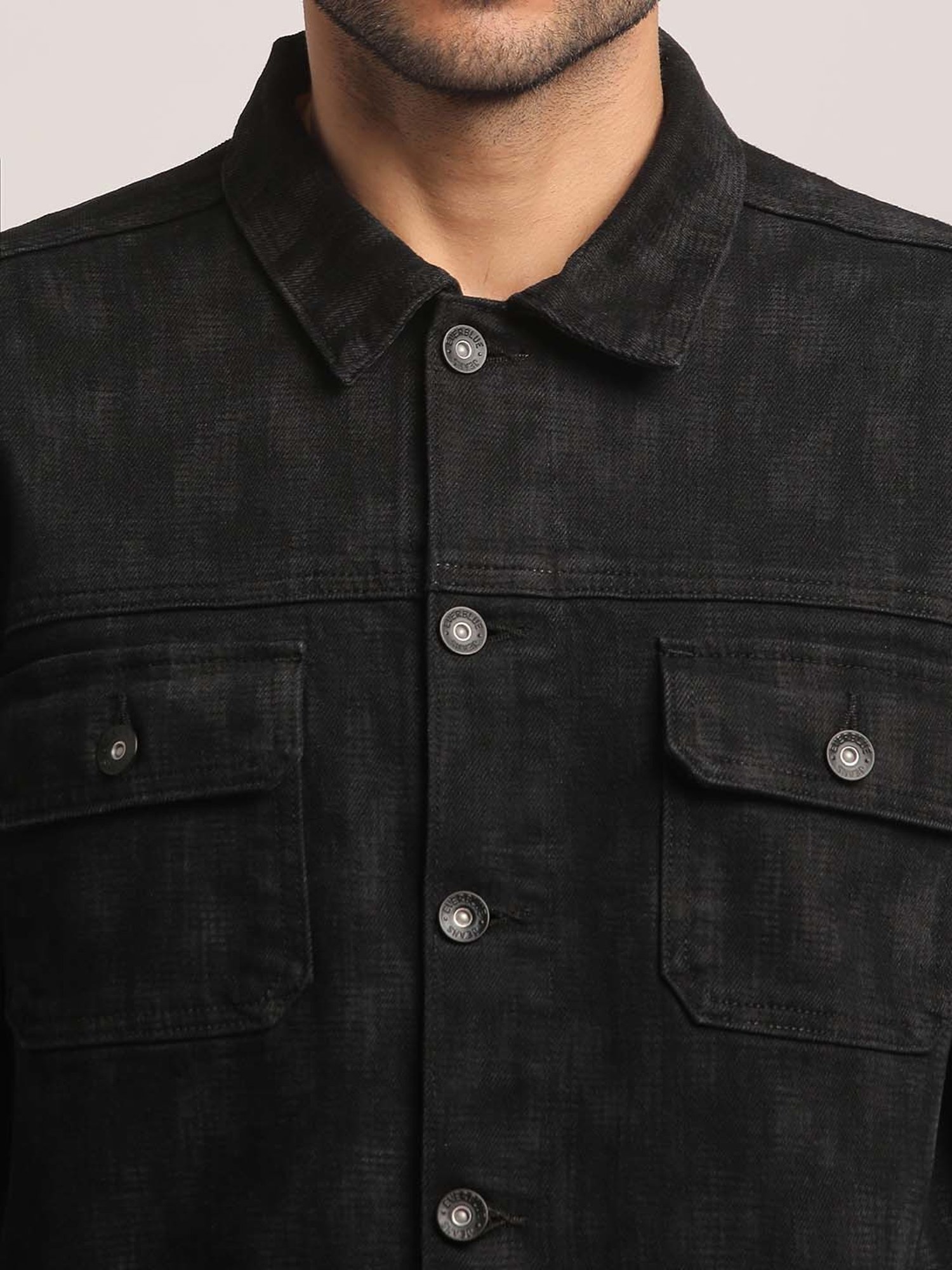 Hummel Blue Regular Fit Solid Jacket