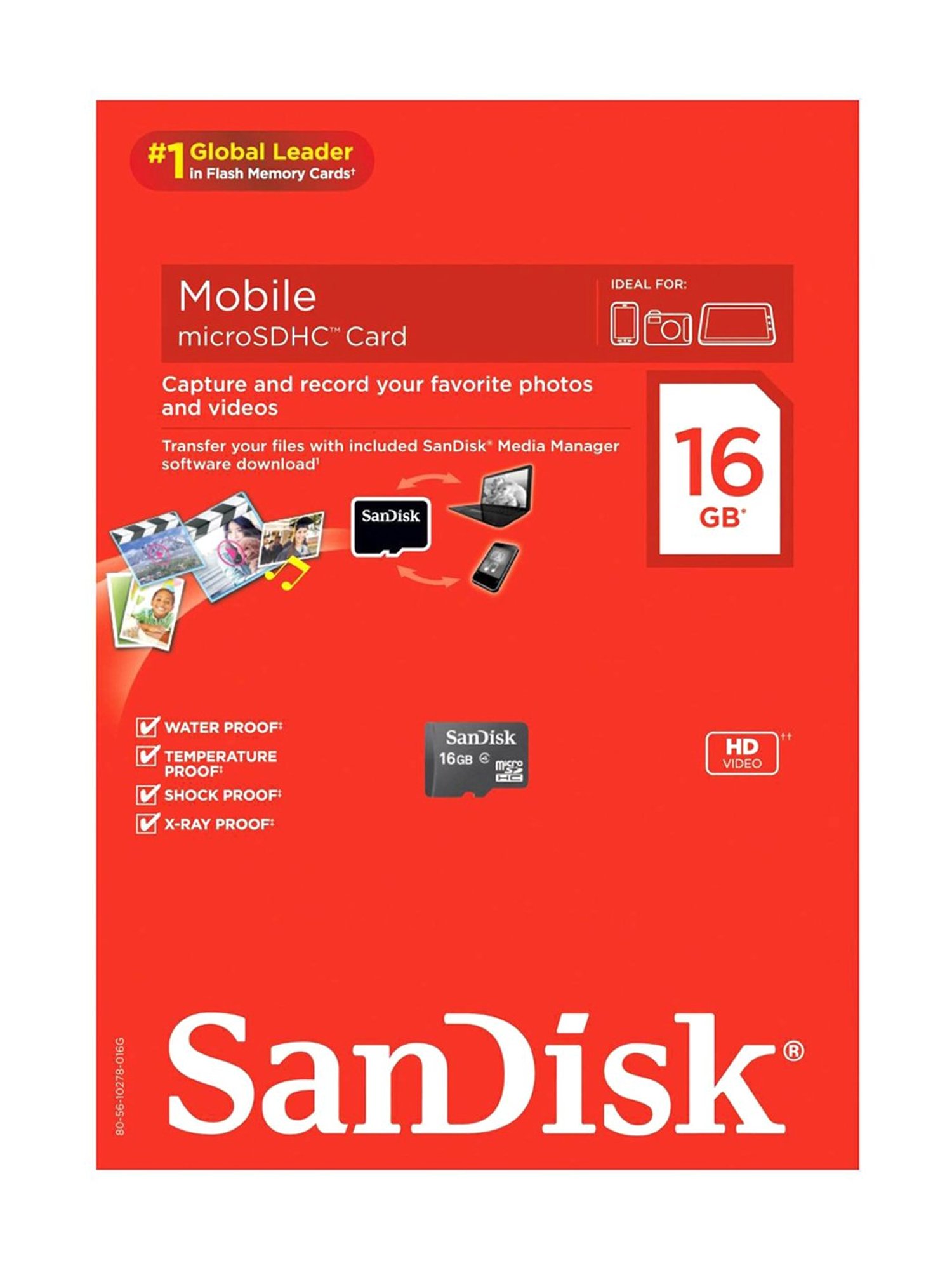 SanDisk Ultra 256GB Class 10 microSDXC UHS-I Card for Smartphones (Red/Grey) (Upto 150 MBP/S)