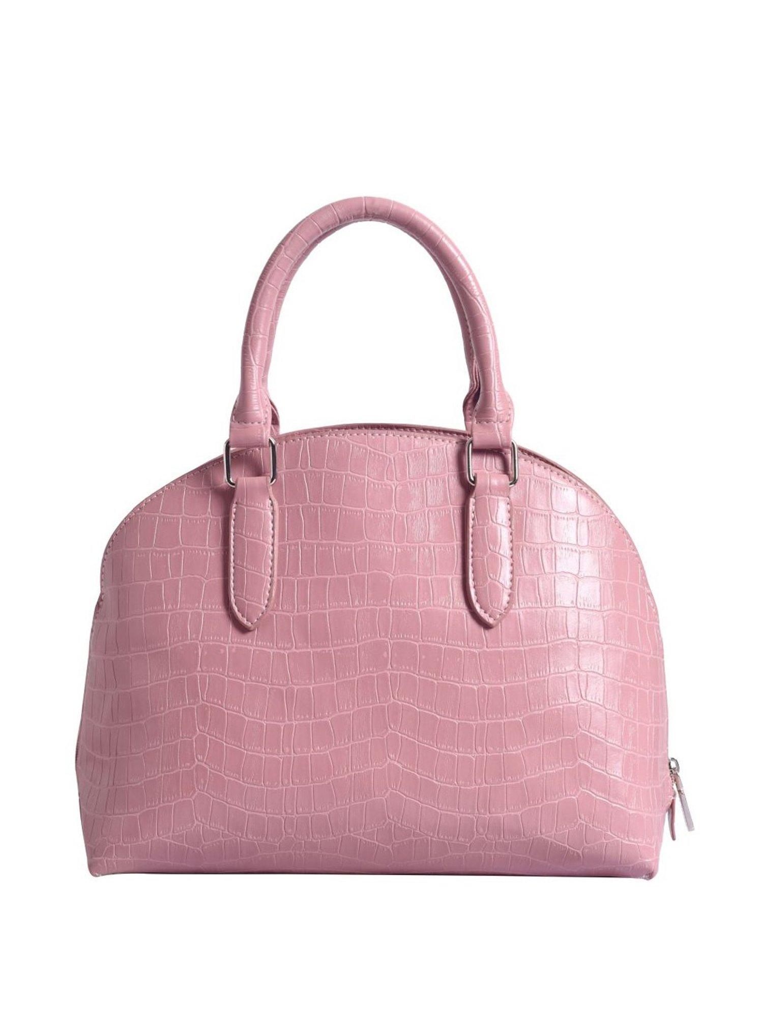 Lino Perros Peach Textured Medium Handbag