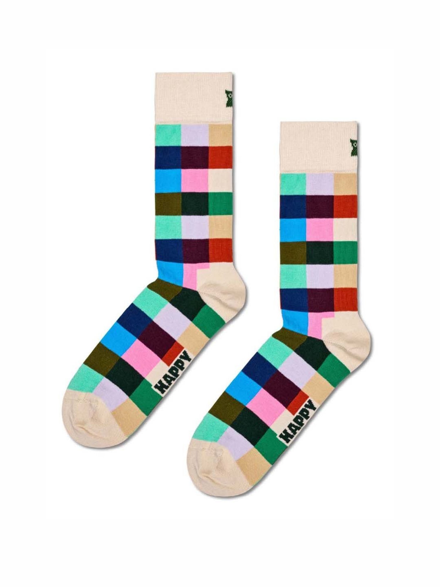 Happy Socks Check It Out Multicolor Cotton Printed Socks (36-40) - Pack of 3