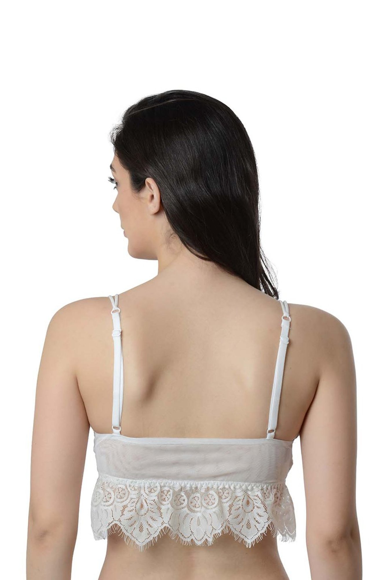 Da Intimo White Non Wired Non Padded Bralette