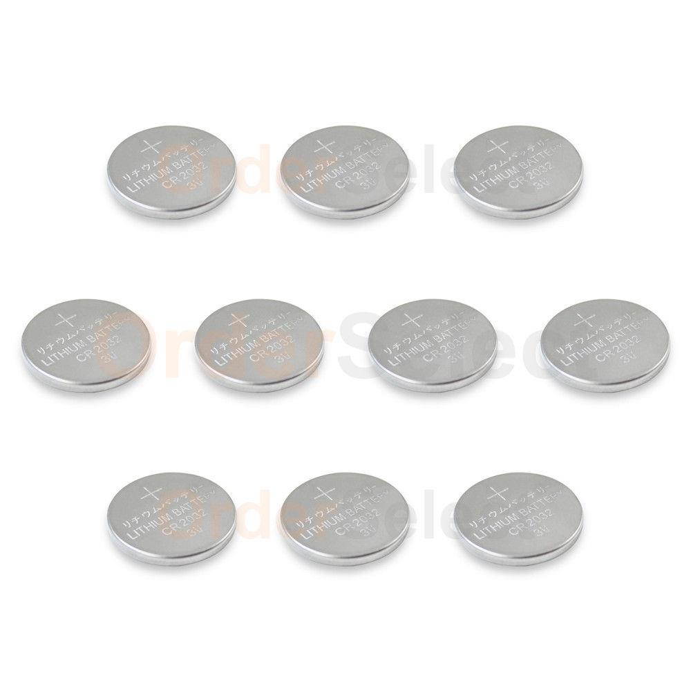 10 PACK Battery Coin Cell Button Watch Calculator 3V CR2032 CR 2032 US Seller