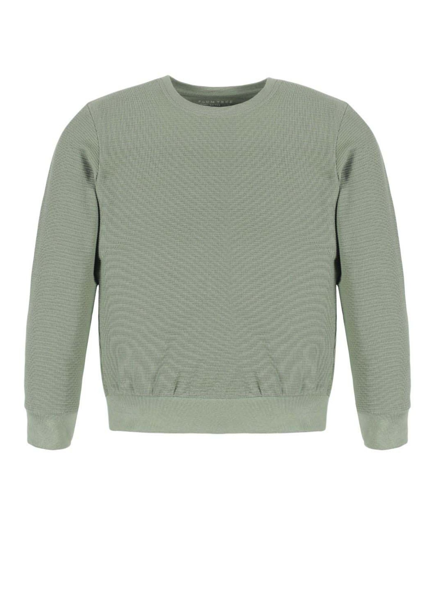 Plum Tree Kids Olive Cotton Regular Fit Full Sleeves T-Shirt Set