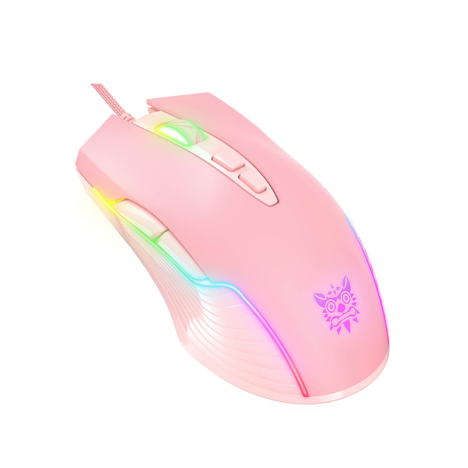 CW905 RGB Wireless Gaming Mouse, Rechargeable Computer Mice with RGB Backlit, 6 Adjustable DPI Up to 6400, Ergonomic Laptop PC Mouse for Windows Vista Linux