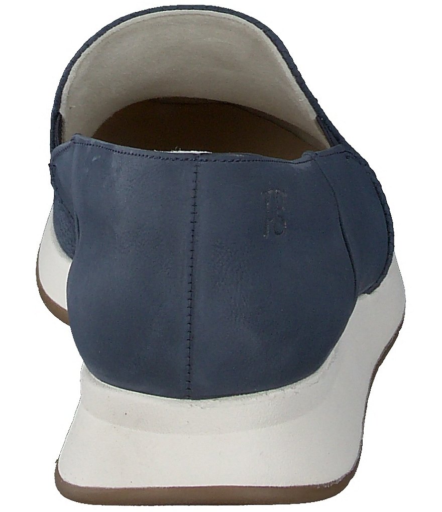 Paul Green Ivy Nubuck Leather Woven Embossed Slip-On Loafers