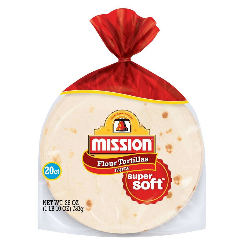 Mission Fajita Size Flour Tortillas - 26oz/20ct