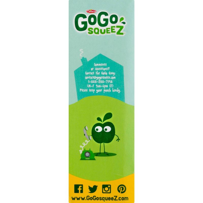 GoGo squeeZ Applesauce, Apple Banana -3.2oz/4ct