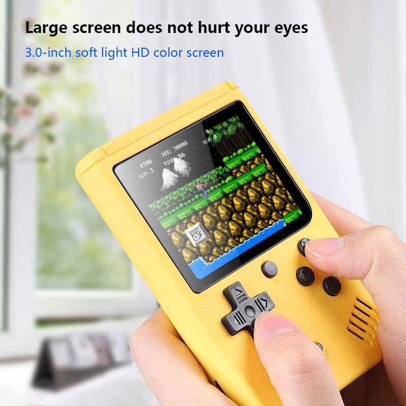 500 IN 1 Gameboy Retro Video Game Console Handheld Game Portable Pocket Game Console 3.0 Inch Mini Handheld Player for Kids Gift  (BLUE)