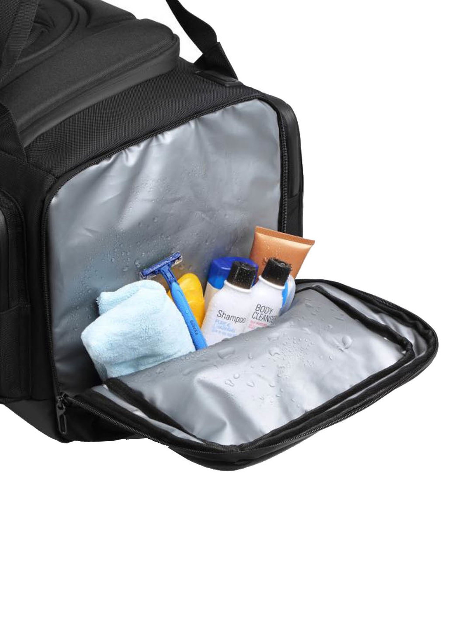 Ozuko Xploretech Gear 5 Ltrs Black Medium Convertible Backpack