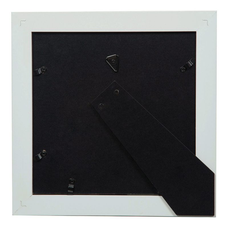 8" x 8" Wide Double Matted to 5" x 5" Frame White - Gallery Solutions