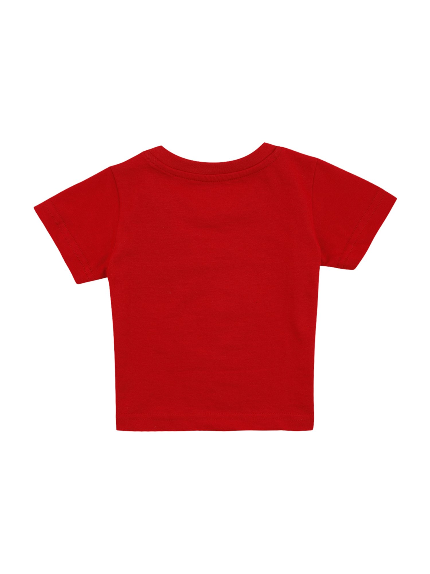 Bodycare Boys Red & Blue Cotton Printed T-Shirts - Pack of 2 (Antiviral Collection)