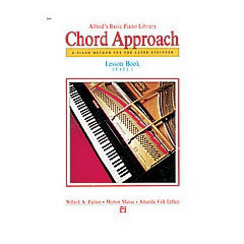Alfred's Basic Piano: Chord Approach Lesson Book 1 [Piano]
