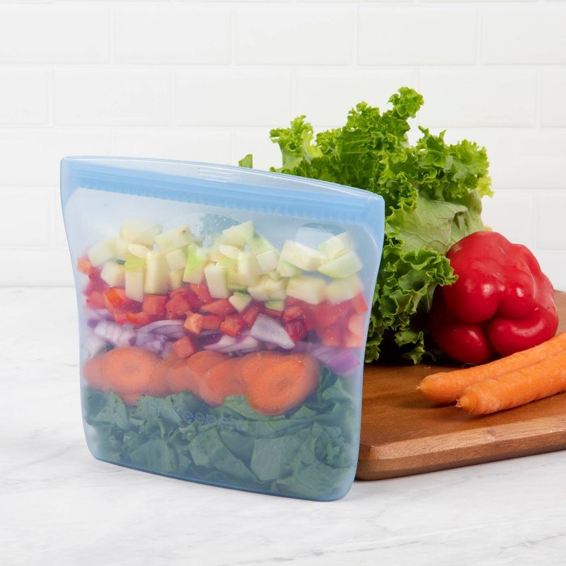 Progressive Reusable Silicone Sandwich Bag - Midday Blue