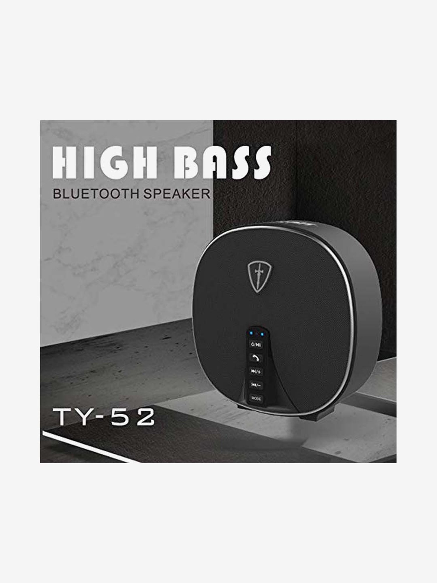 Tiitan TY52 High Bass True Wireless Bluetooth Speaker (Black)