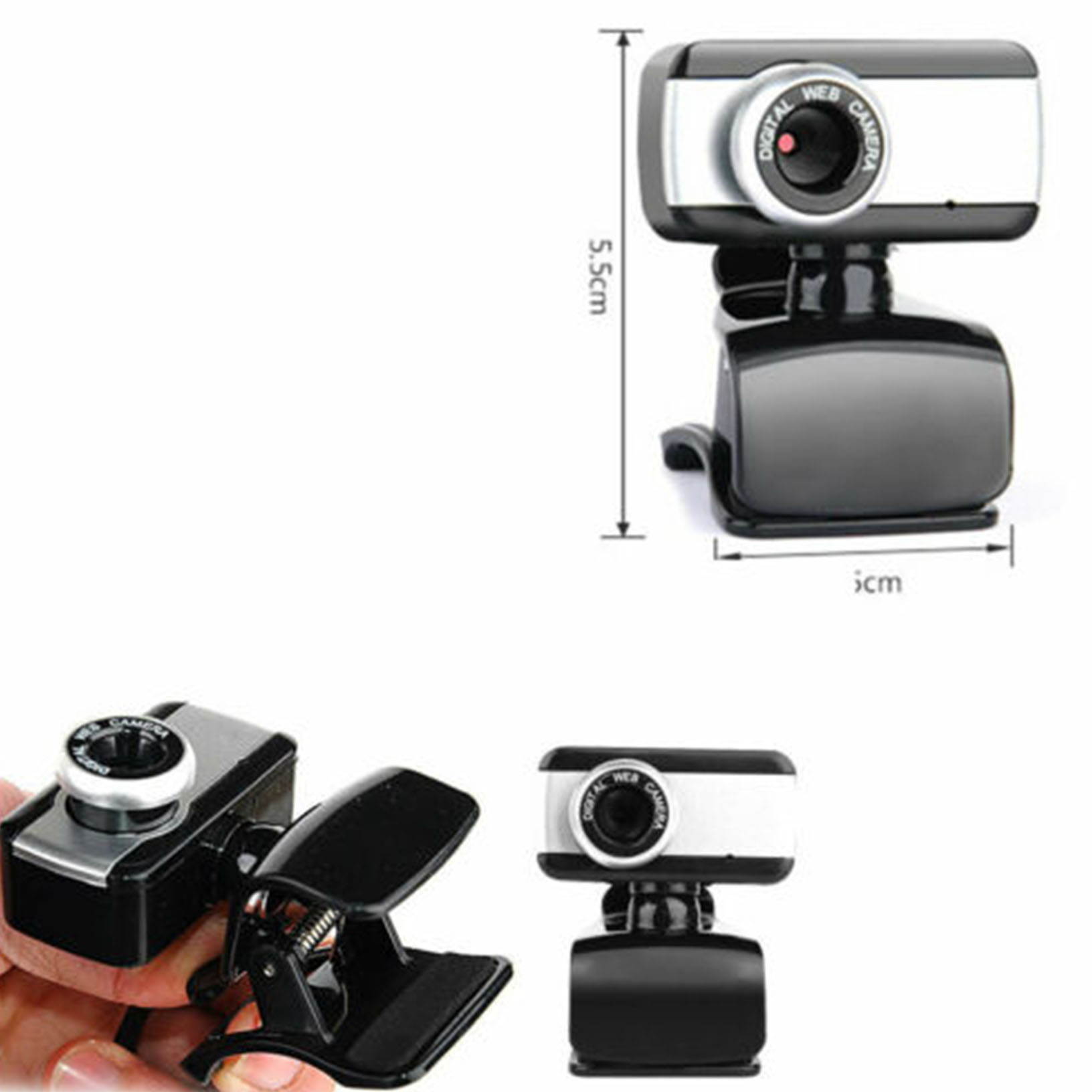New 50.0 Megapixel USB 2.0 HD Camera Webcam Clip Web Cam With Microphone For PC VGL