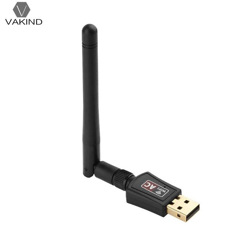 1 pcs Dual Band 600Mbps Wireless WiFi 5Ghz 2.4Ghz Dongle LAN Adapter Network Card
