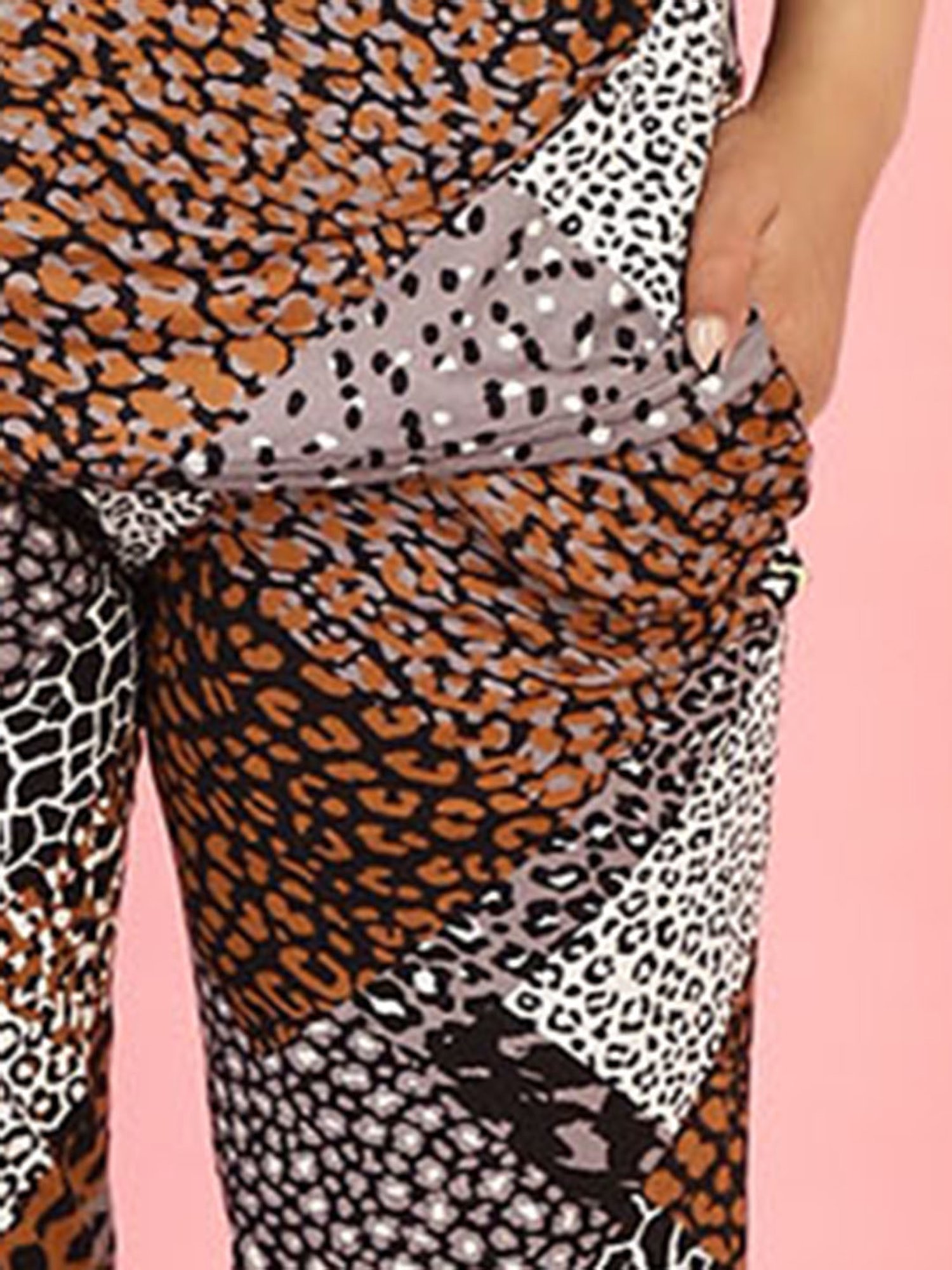 Gracit Multicolor Cotton Printed Top With Pyjamas