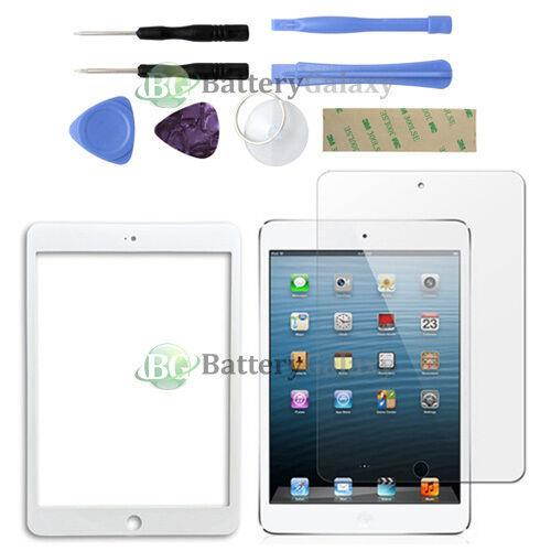 White Glass Replacement+LCD Screen Protector for Apple iPad Mini 1 2 3 100+SOLD