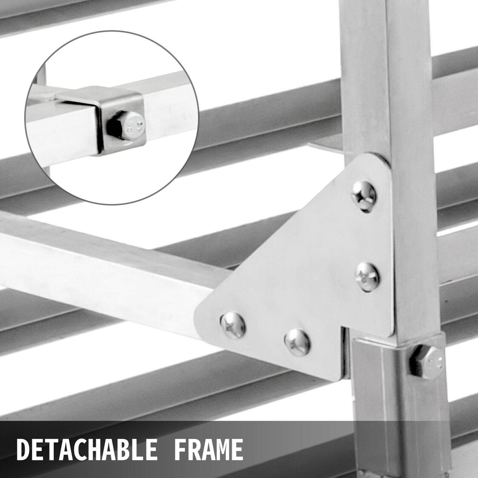 Bun Pan Rack Bakery Rack 20-Tier Aluminum Commercial Home Kitchen Cooling Rack